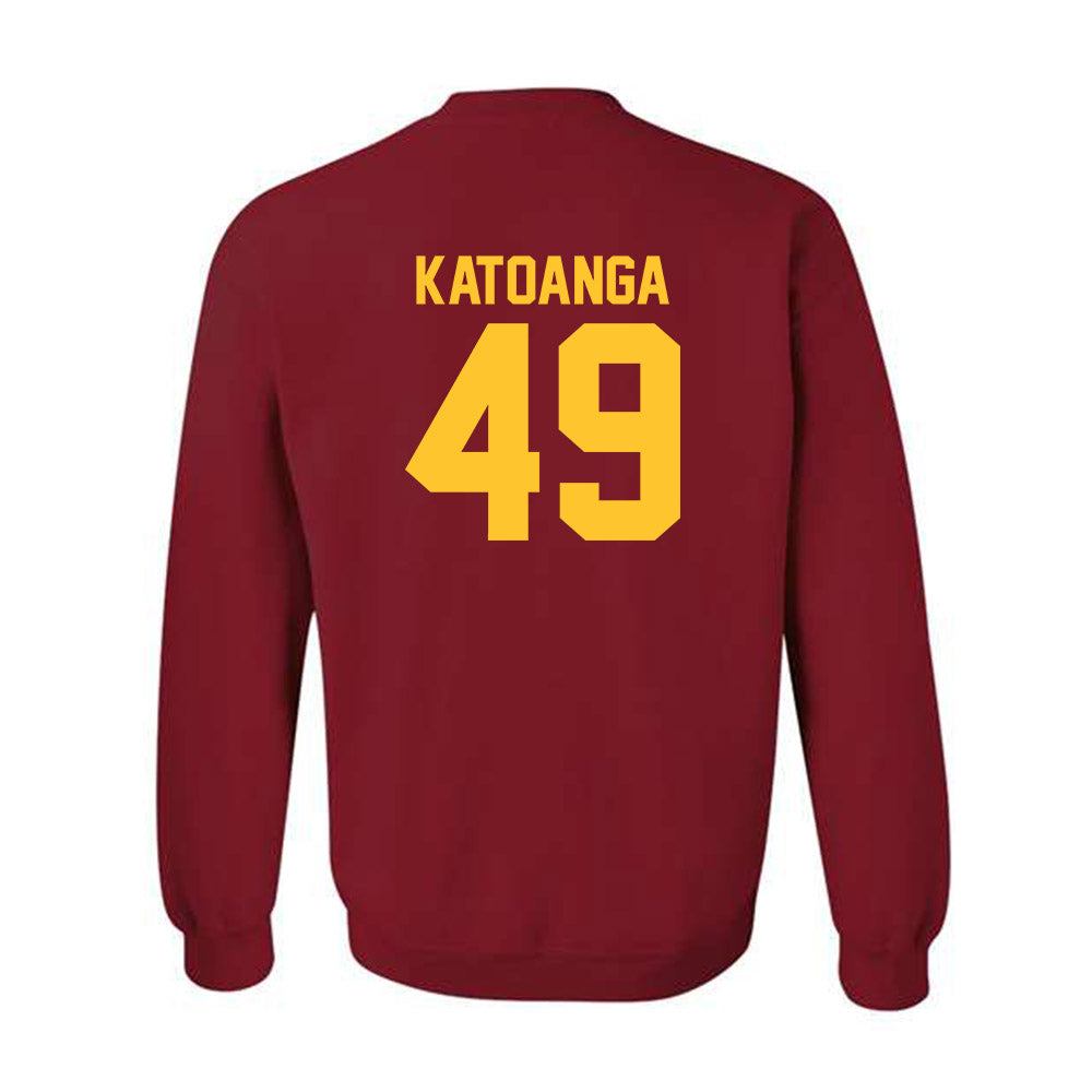 USC - NCAA Football : Simote Katoanga - Classic Shersey Crewneck Sweatshirt-1