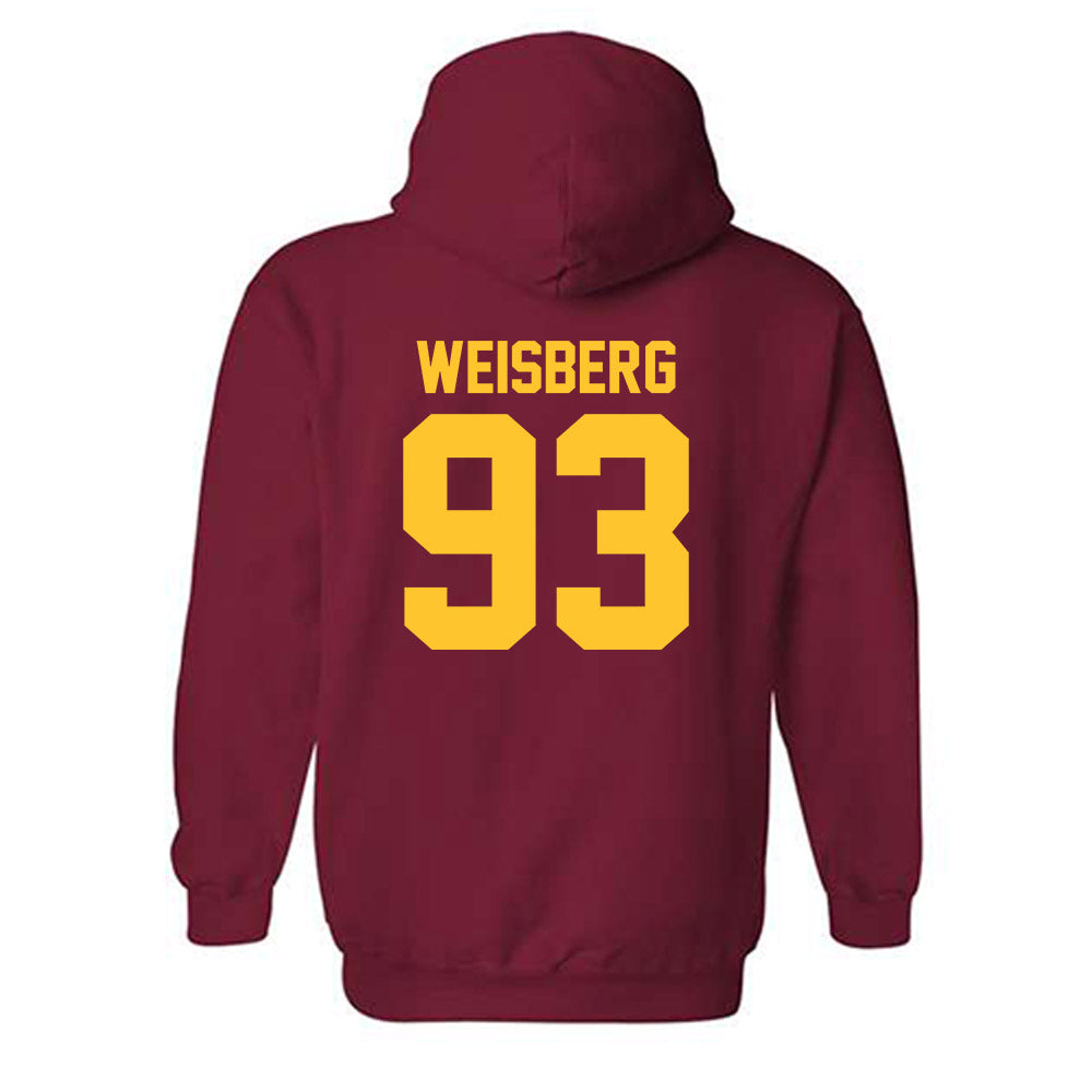 USC - NCAA Football : William Weisberg - Classic Shersey Hooded Sweatshirt-1