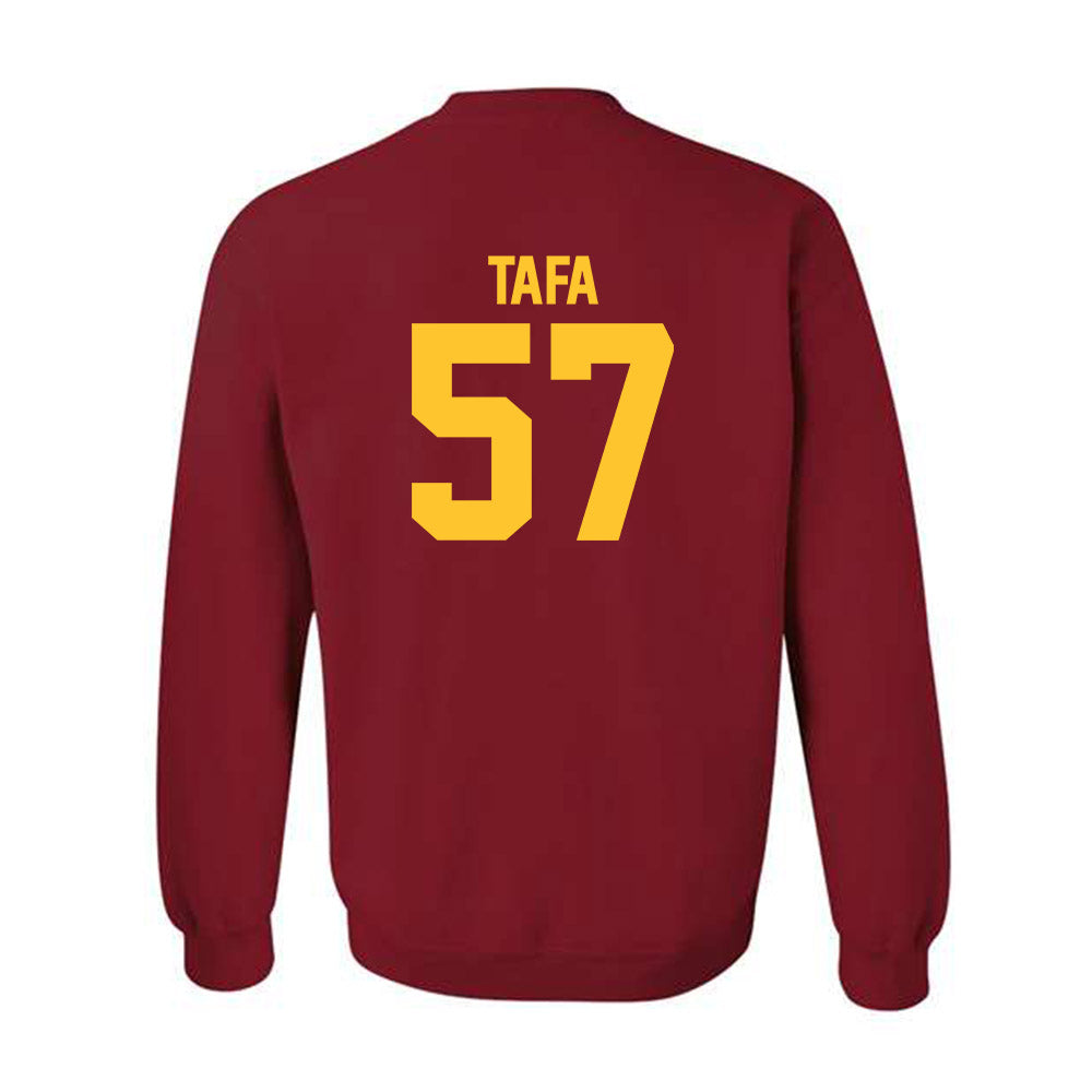 USC - NCAA Football : Esun Tafa - Classic Shersey Crewneck Sweatshirt-1