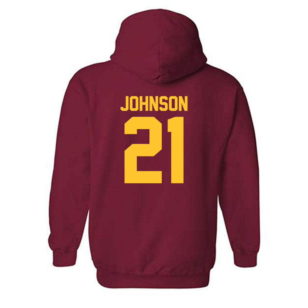 USC - NCAA Football : Chasen Johnson - Classic Shersey Hooded Sweatshirt-1