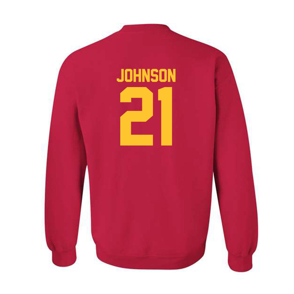 USC - NCAA Football : Chasen Johnson - Classic Shersey Crewneck Sweatshirt-1