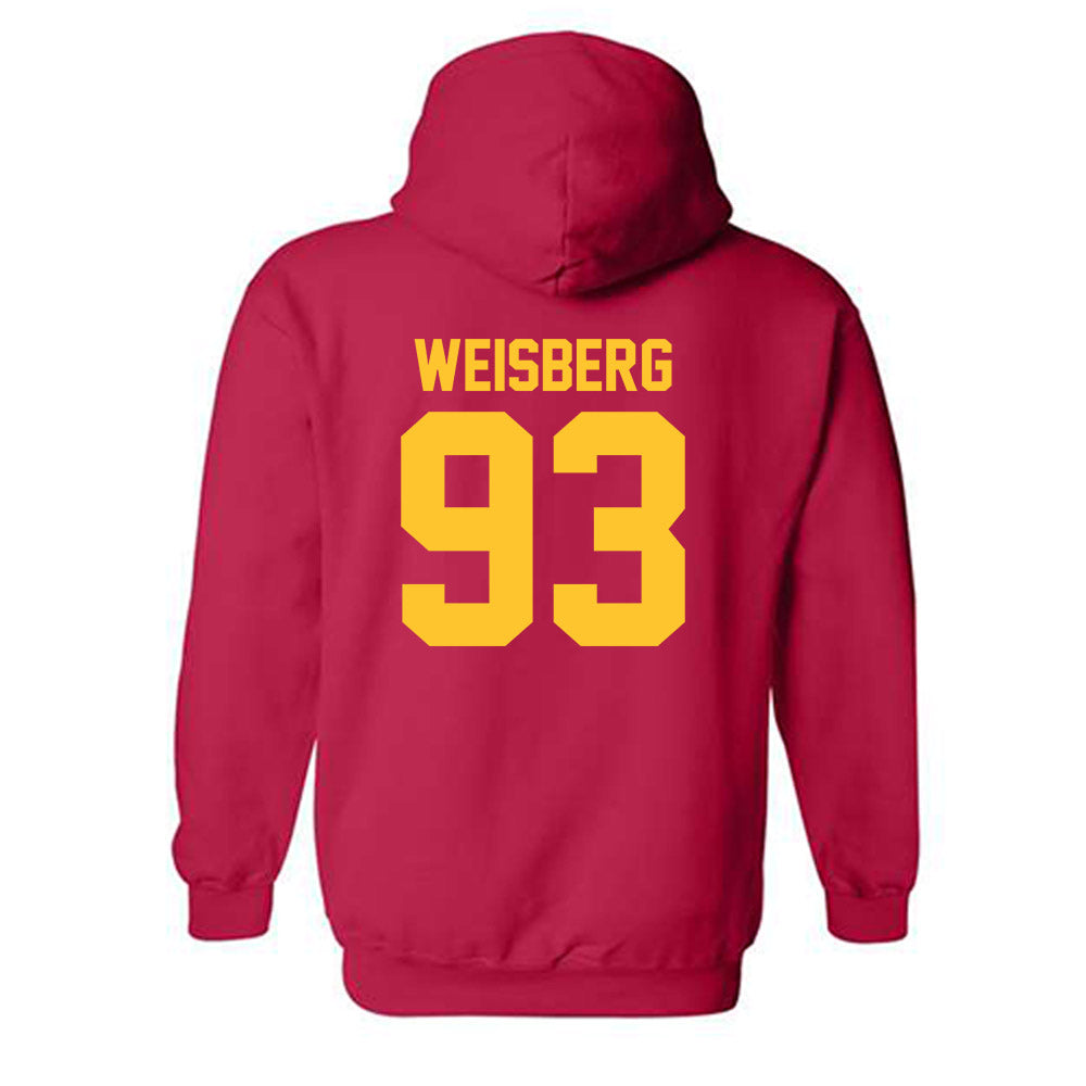 USC - NCAA Football : William Weisberg - Classic Shersey Hooded Sweatshirt-1