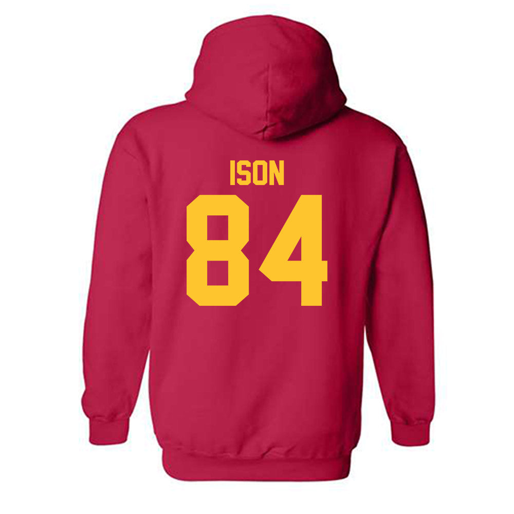 USC - NCAA Football : Romero Ison - Classic Shersey Hooded Sweatshirt-1