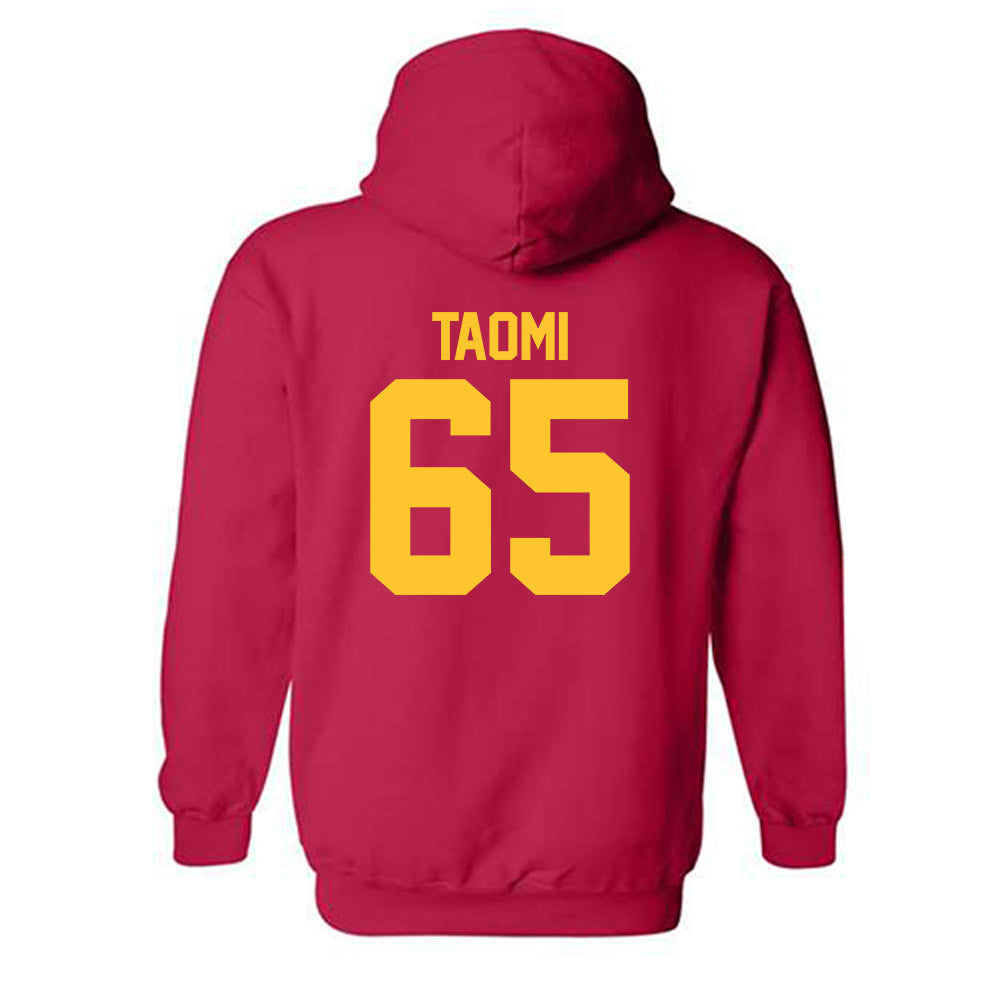 USC - NCAA Football : Erwin Taomi - Classic Shersey Hooded Sweatshirt-1