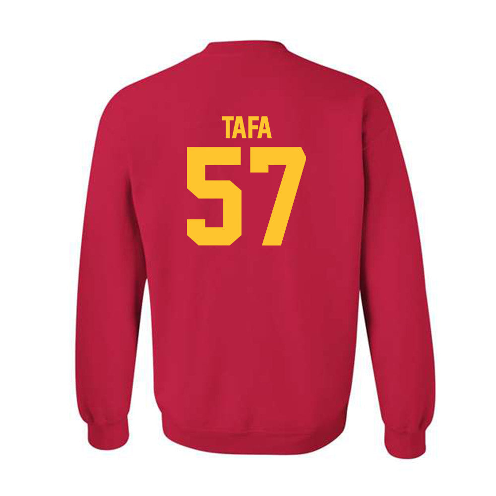 USC - NCAA Football : Esun Tafa - Classic Shersey Crewneck Sweatshirt-1
