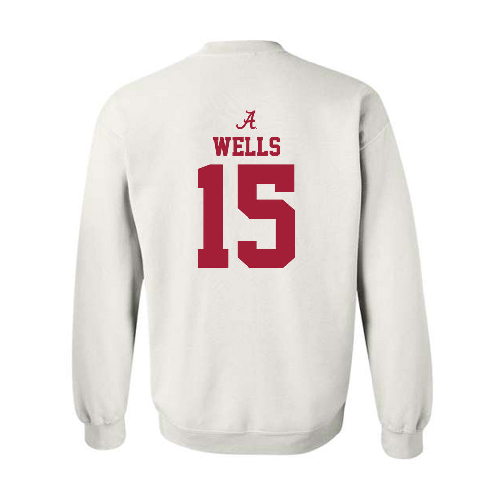 Alabama - NCAA Softball : Brooke Wells - Sports Shersey Crewneck Sweatshirt-1