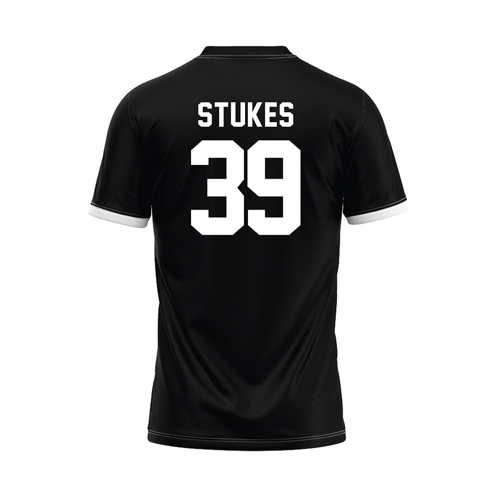 USC Upstate - NCAA Baseball : Brent Stukes - Black Baseball Jersey-1