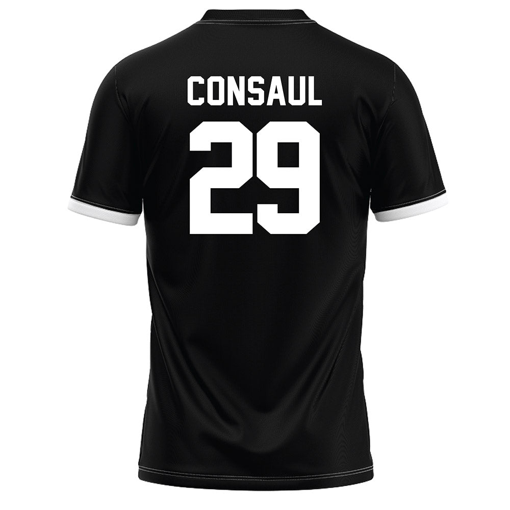 USC Upstate - NCAA Baseball : Braden Consaul - Black Baseball Jersey