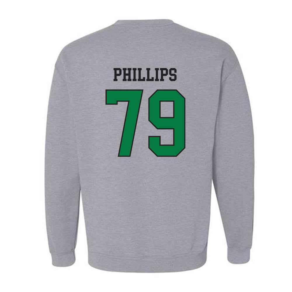 OKBU - NCAA Football : Brady Phillips - Classic Fashion Shersey Crewneck Sweatshirt-1