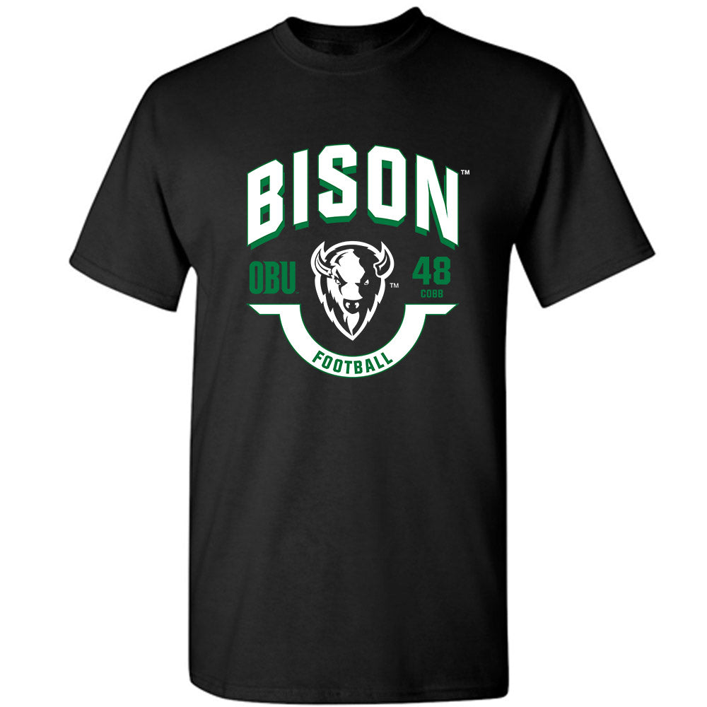 OKBU - NCAA Football : Morgan Cobb - Classic Fashion Shersey T-Shirt-0