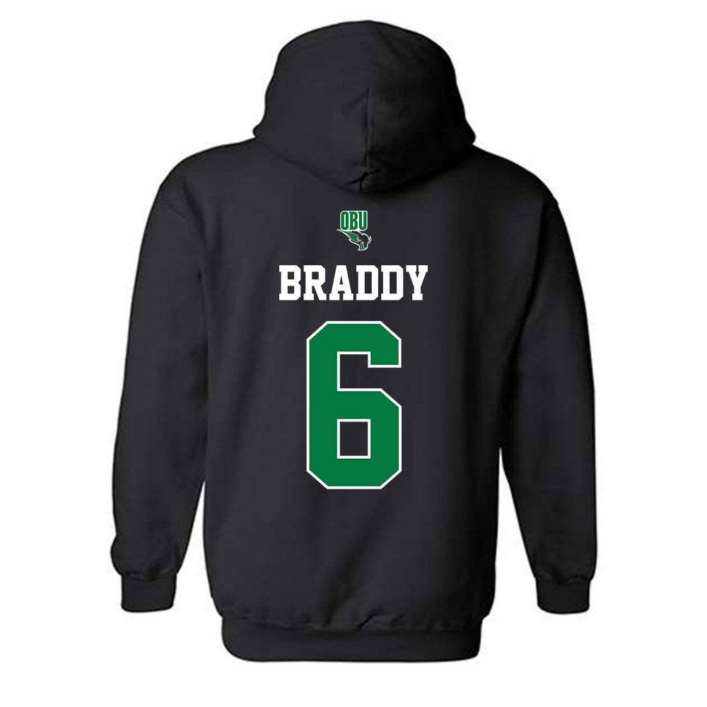 OKBU - NCAA Football : Tobias Braddy - Classic Shersey Hooded Sweatshirt-1