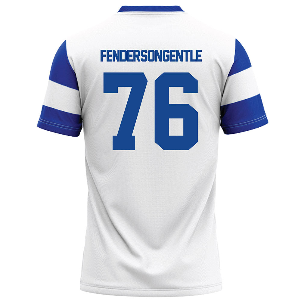 Georgia State - NCAA Football : KySean Fenderson-Gentle - White Football Jersey