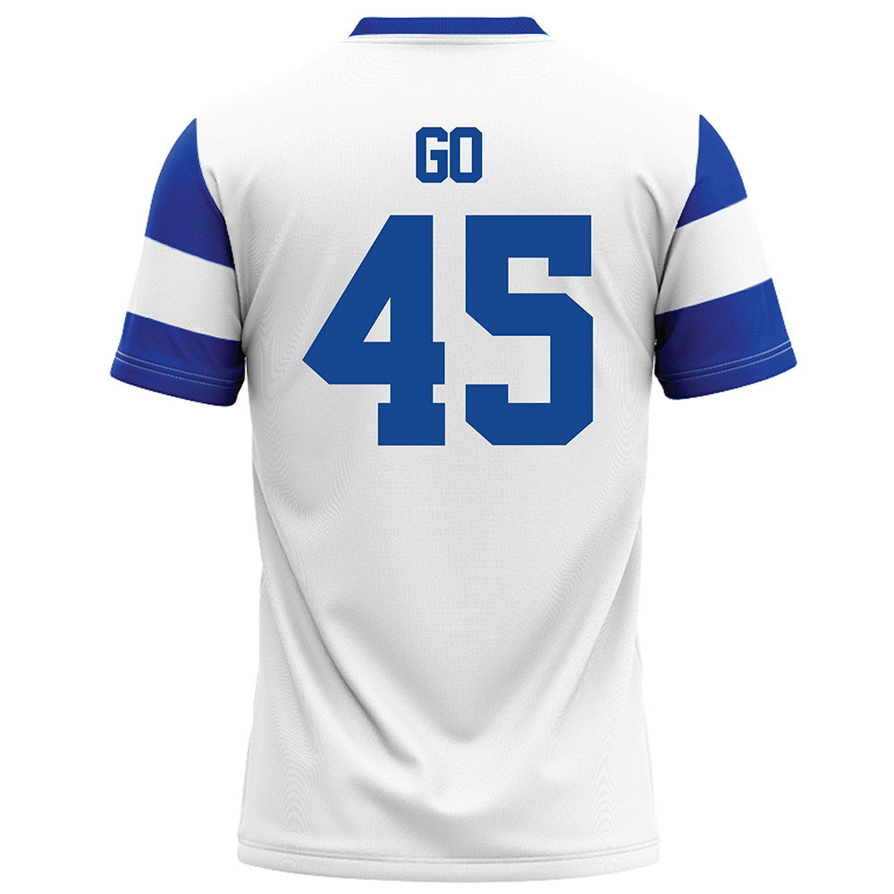 Georgia State - NCAA Football : Jo Go - White Football Jersey-1