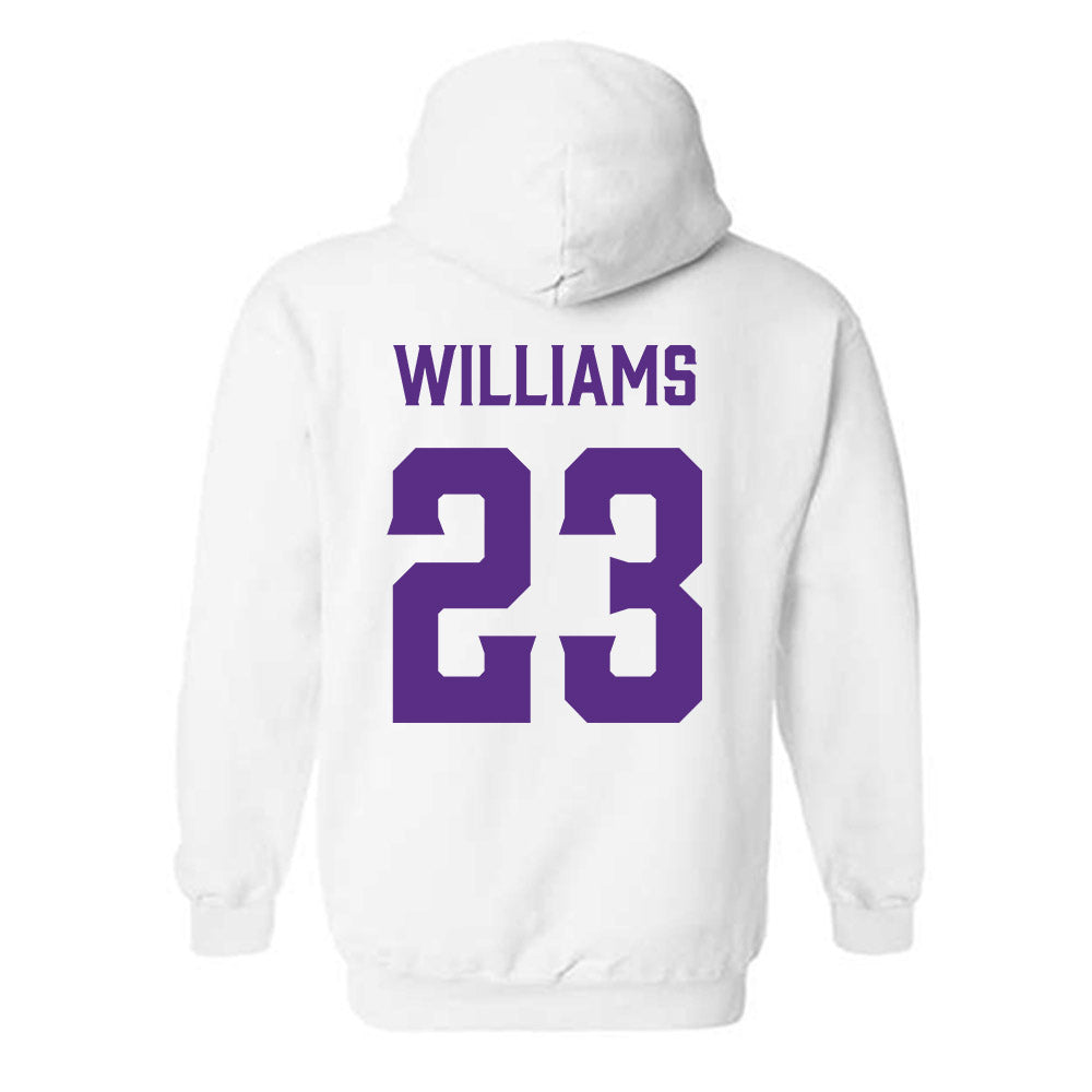 Furman - NCAA Football : Trae Williams - Classic Fashion Shersey Hooded Sweatshirt-1
