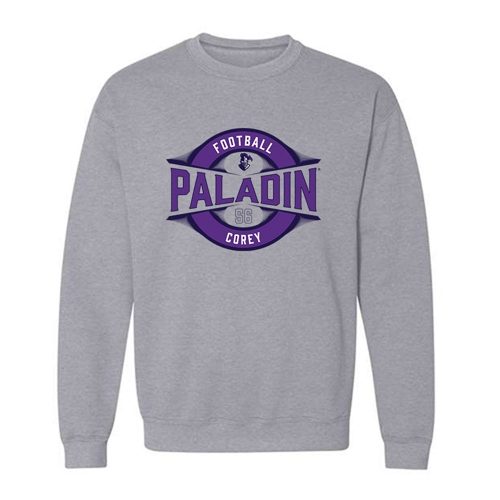 Furman - NCAA Football : Jaxon Corey - Classic Fashion Shersey Crewneck Sweatshirt-0