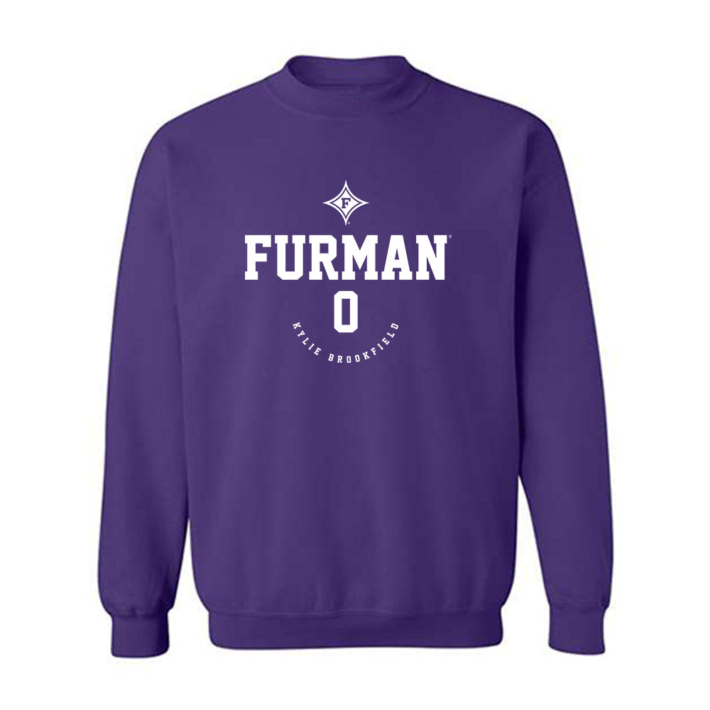 Furman - NCAA Women's Soccer : Kylie Brookfield - Classic Fashion Shersey Crewneck Sweatshirt-0