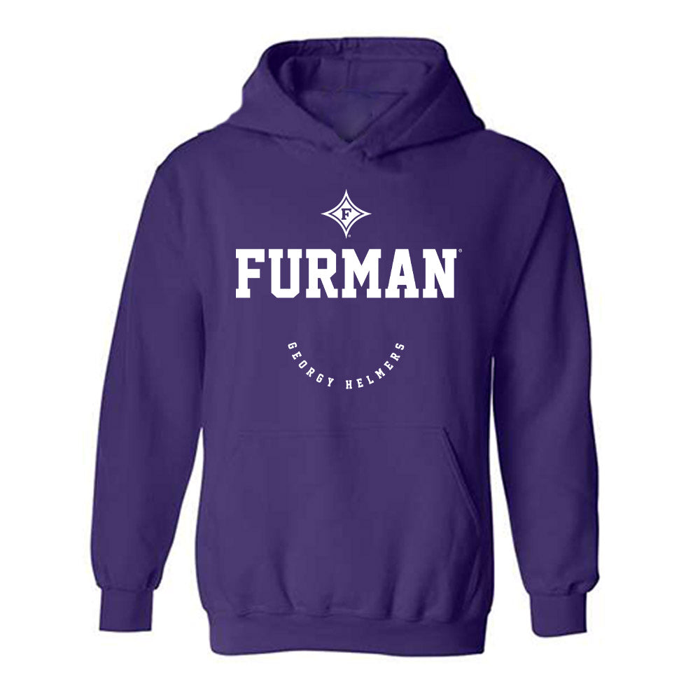 Furman - NCAA Women's Cross Country : Georgy Helmers - Classic Fashion Shersey Hooded Sweatshirt-0