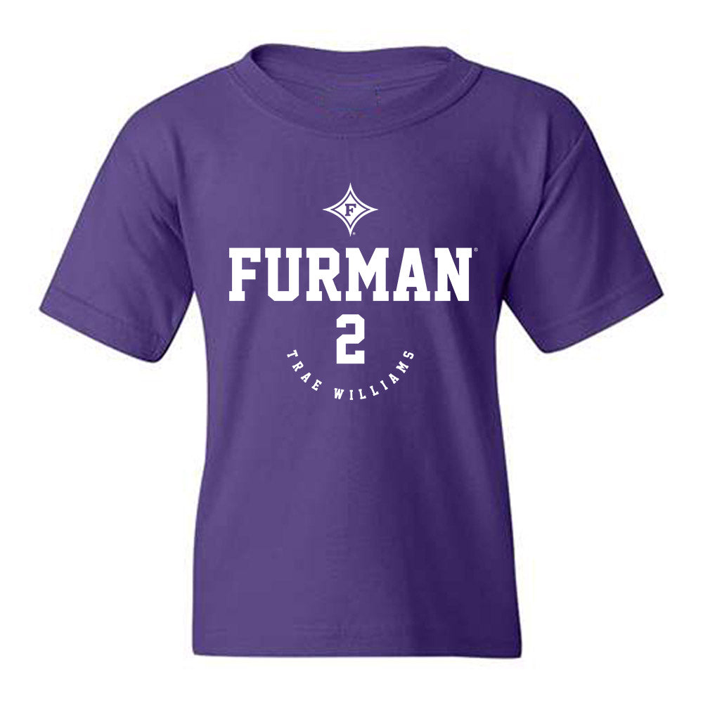 Furman - NCAA Football : Trae Williams - Classic Fashion Shersey Youth T-Shirt-0