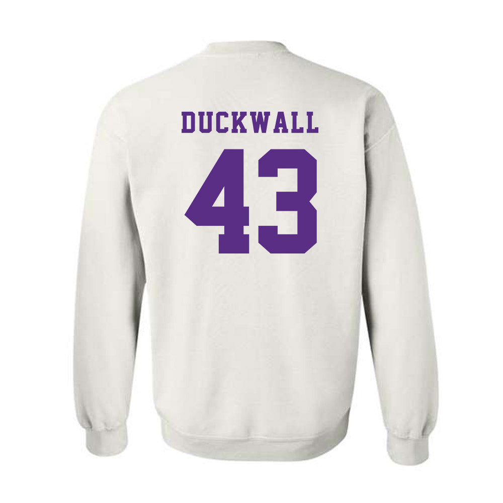 Furman - NCAA Football : Max Duckwall - Classic Shersey Crewneck Sweatshirt-1