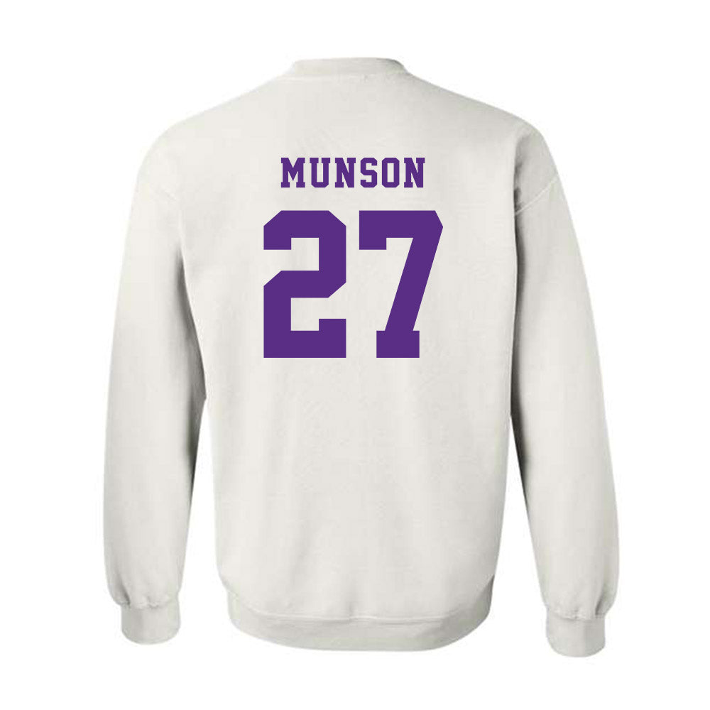 Furman - NCAA Men's Soccer : Luke Munson - Classic Shersey Crewneck Sweatshirt-1