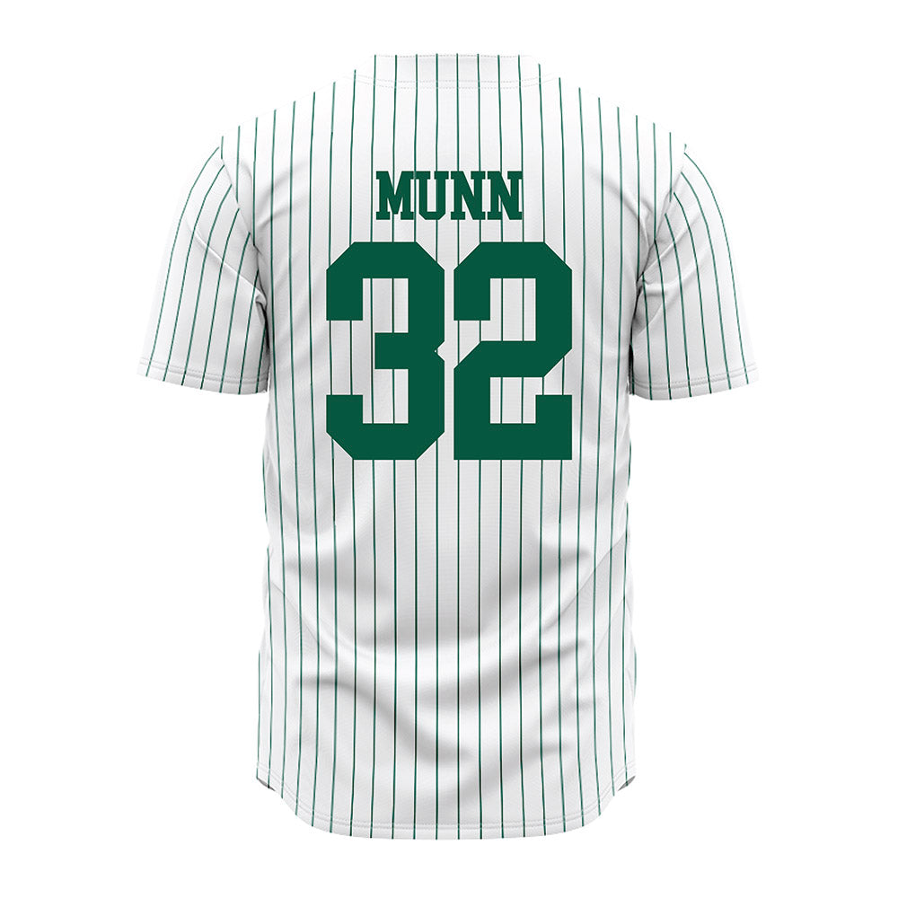 UNC Charlotte - NCAA Baseball : Drew Munn - White Jersey-1