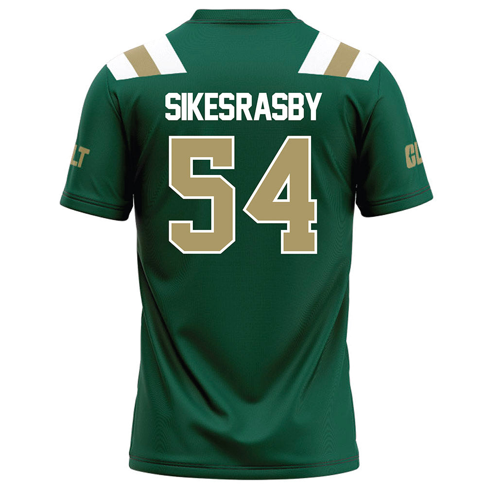 UNC Charlotte - NCAA Football : Isaac Sikes-Rasby - Green Football Jersey-1