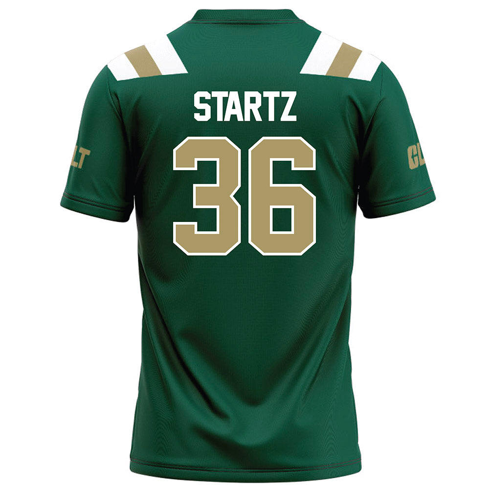 UNC Charlotte - NCAA Football : Parker Startz - Green Football Jersey-1