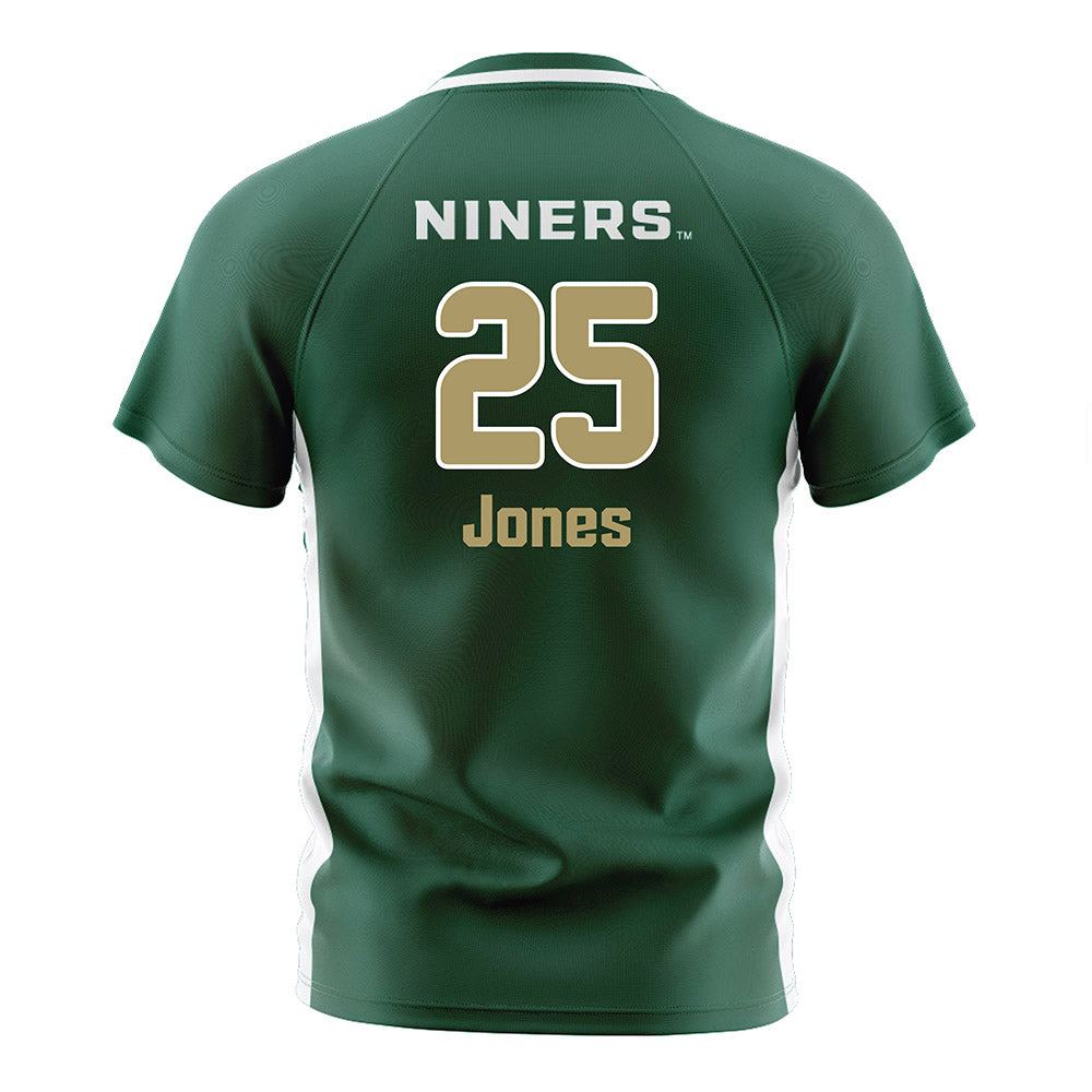 UNC Charlotte - NCAA Women's Soccer : Millie Jones - Green Soccer Jersey-1