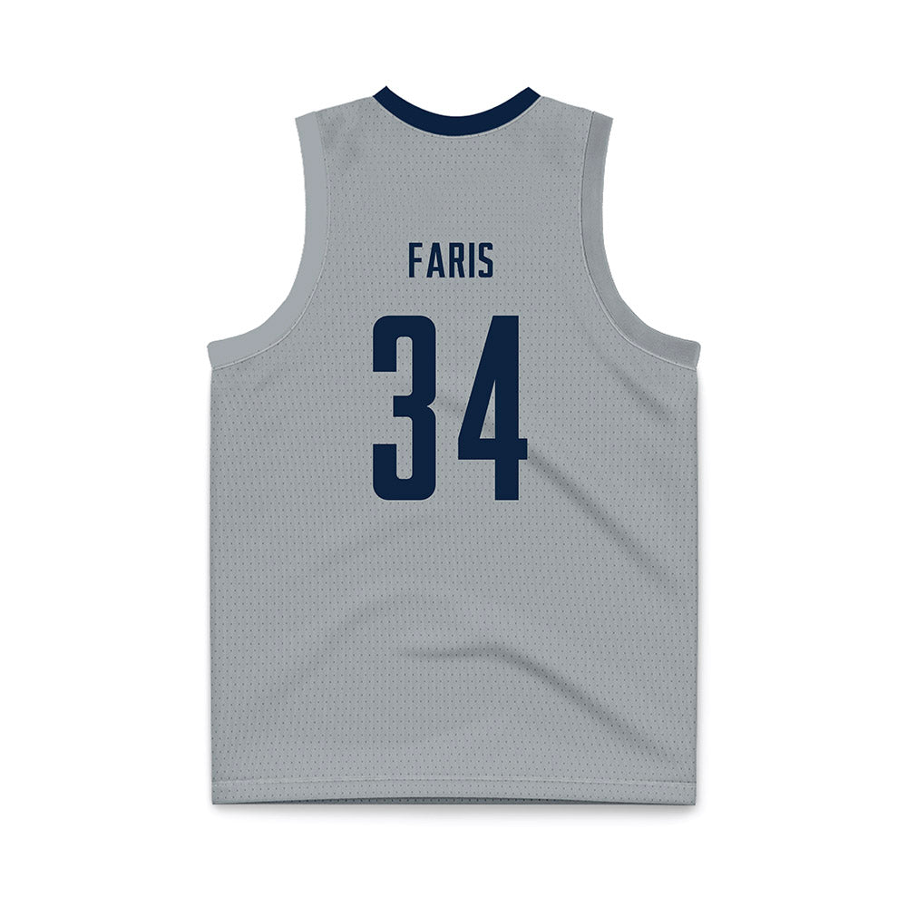UConn - Women's Basketball Legends : Kelly Faris - Grey Basketball Jersey-1
