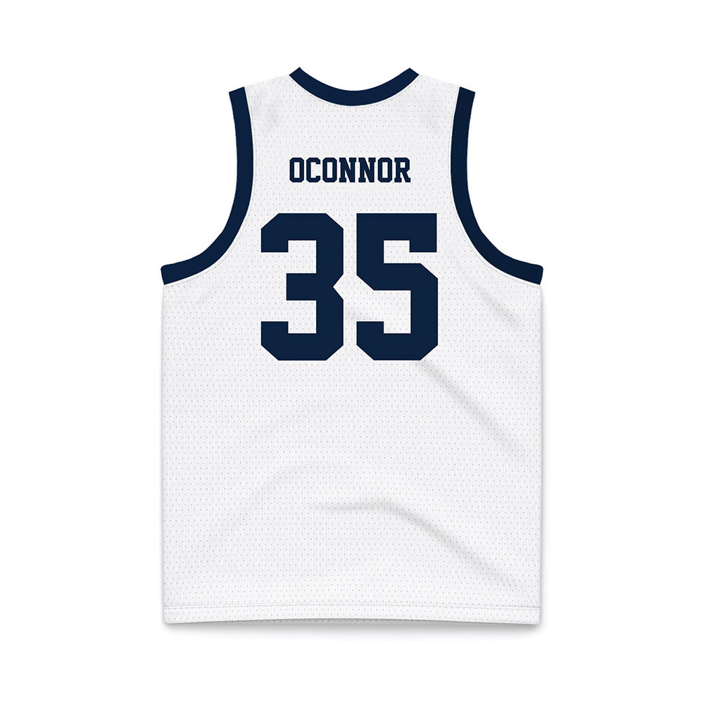UConn - Women's Basketball Legends : Jean OConnor - White Basketball Jersey-1