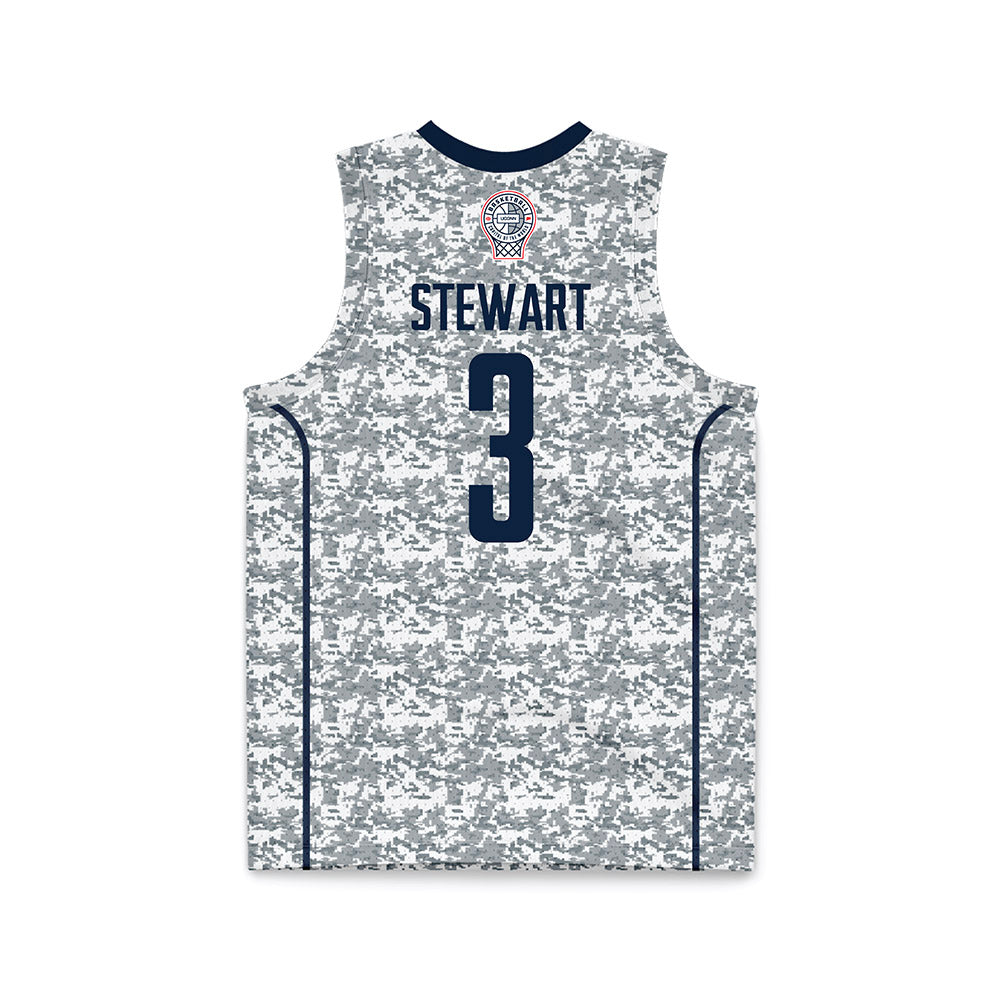 UConn - NCAA Men's Basketball : Jaylin Stewart - Basketball Jersey