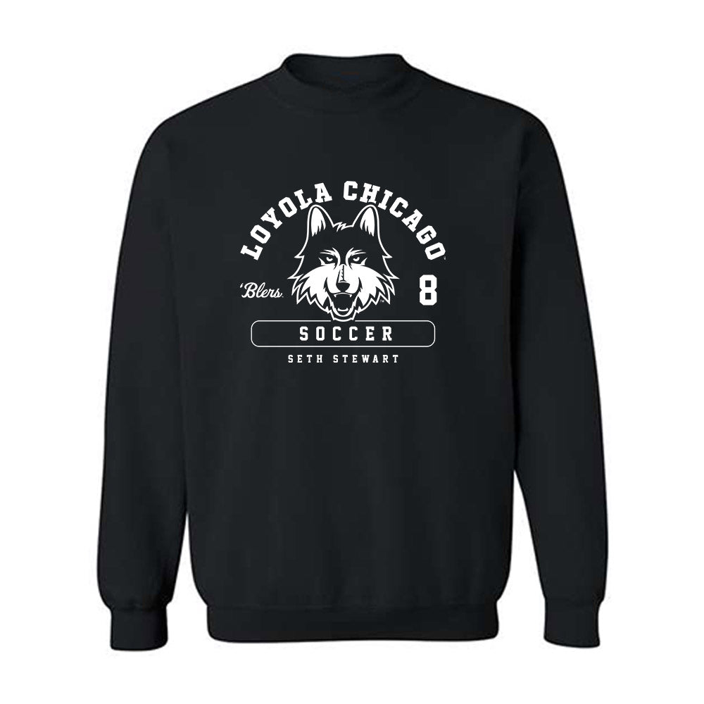 Loyola - NCAA Men's Soccer : Seth Stewart - Classic Fashion Shersey Crewneck Sweatshirt-0