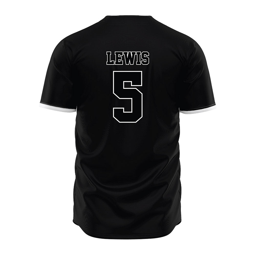 Arizona State - NCAA Baseball : Brenden Lewis - Black Jersey-1
