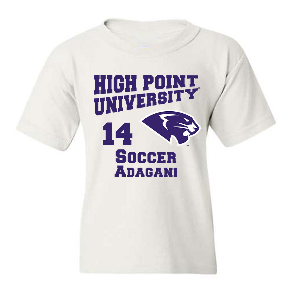 High Point - NCAA Men's Soccer : Prosper Adagani - Youth T-Shirt-0
