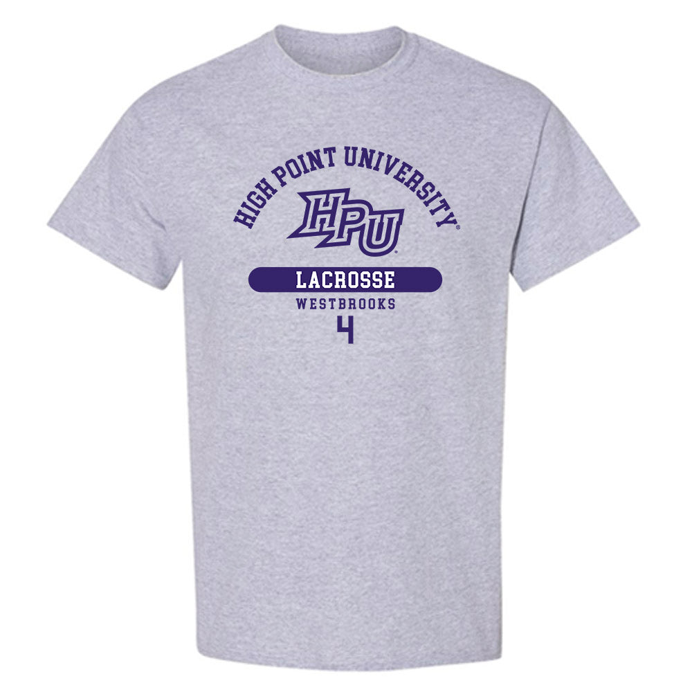High Point - NCAA Men's Lacrosse : James Westbrooks - Classic Fashion Shersey T-Shirt-0