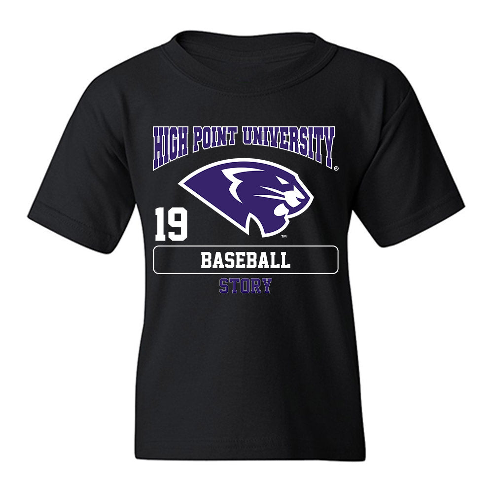 High Point - NCAA Baseball : Dylan Story - Youth T-Shirt-0
