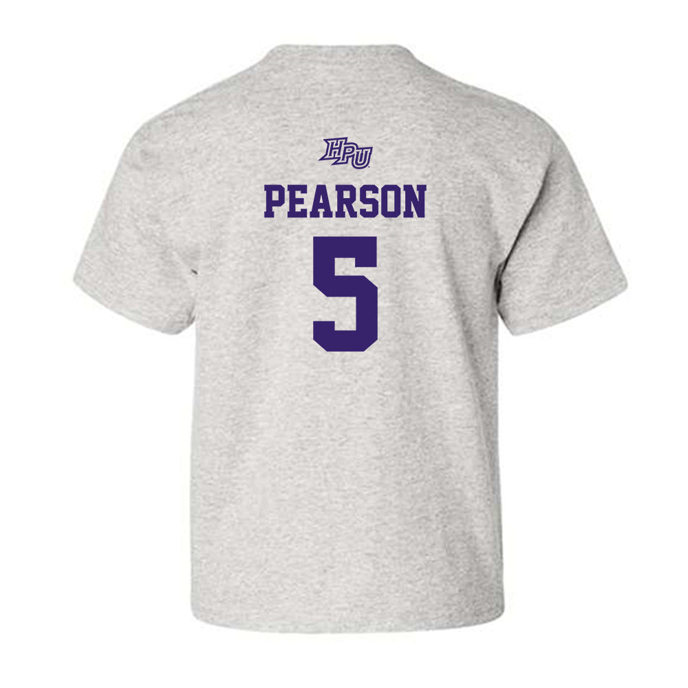 High Point - NCAA Men's Basketball : Trey Pearson - Youth T-Shirt-1