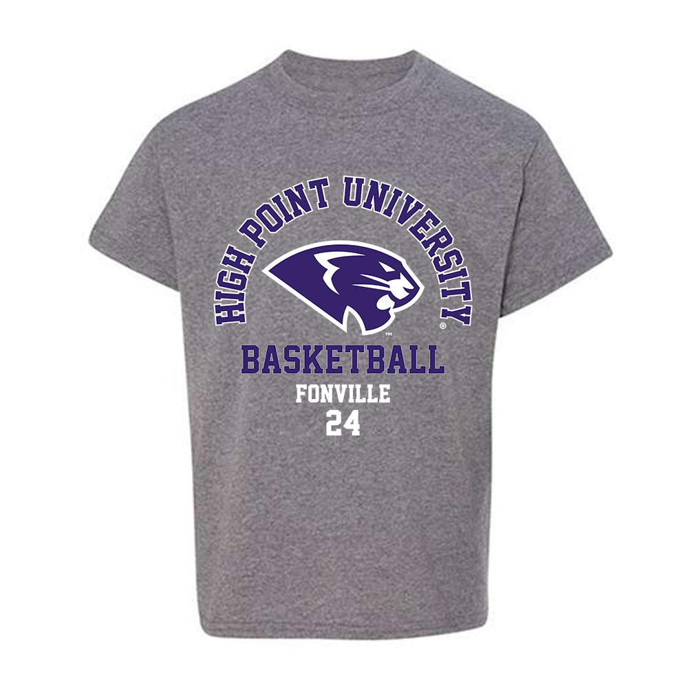 High Point - NCAA Men's Basketball : David Fonville - Youth T-Shirt-0