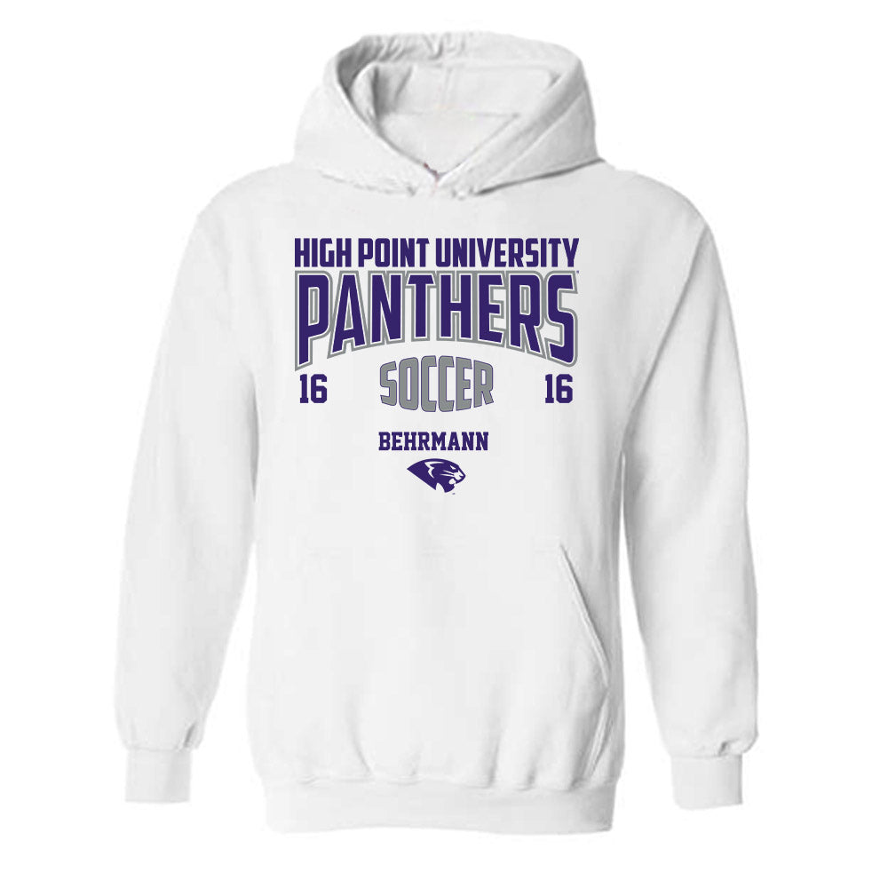 High Point - NCAA Men's Soccer : Noah Behrmann - Hooded Sweatshirt-0
