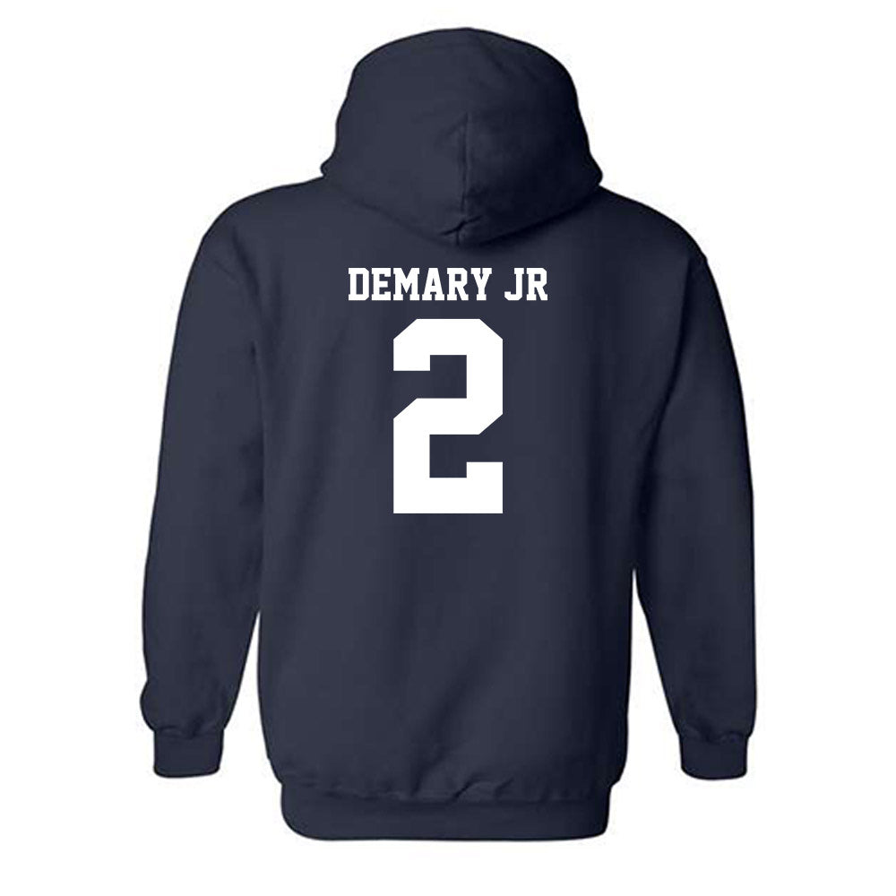 UConn - NCAA Men's Basketball : Silas Demary Jr - Classic Fashion Shersey Hooded Sweatshirt-1