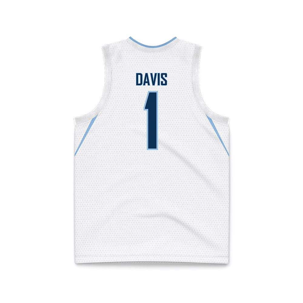 Old Dominion - NCAA Women's Basketball : Mia Davis - White Basketball Jersey-1