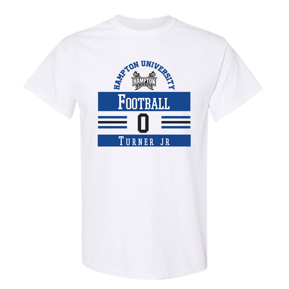 Hampton - NCAA Football : Antonio Turner jr - Classic Fashion Shersey T-Shirt-0