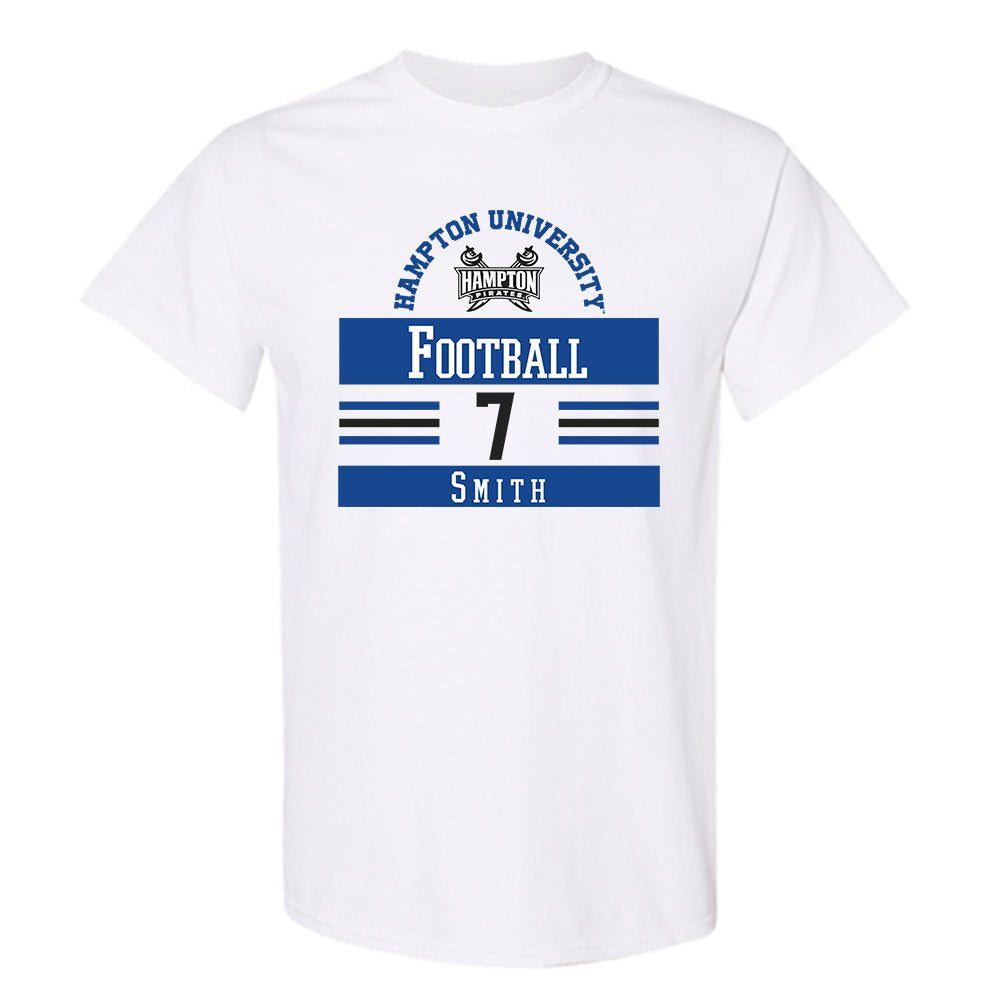 Hampton - NCAA Football : Isaiah Smith - Classic Fashion Shersey T-Shirt-0