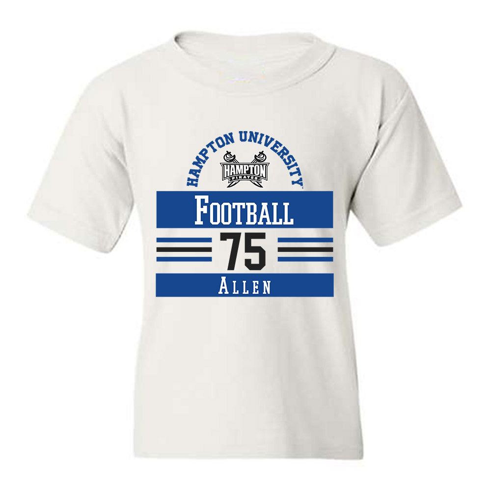 Hampton - NCAA Football : Omari Allen - Classic Fashion Shersey Youth T-Shirt-0