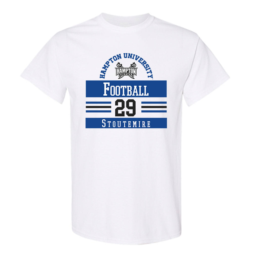 Hampton - NCAA Football : Keyon Stoutemire - Classic Fashion Shersey T-Shirt-0