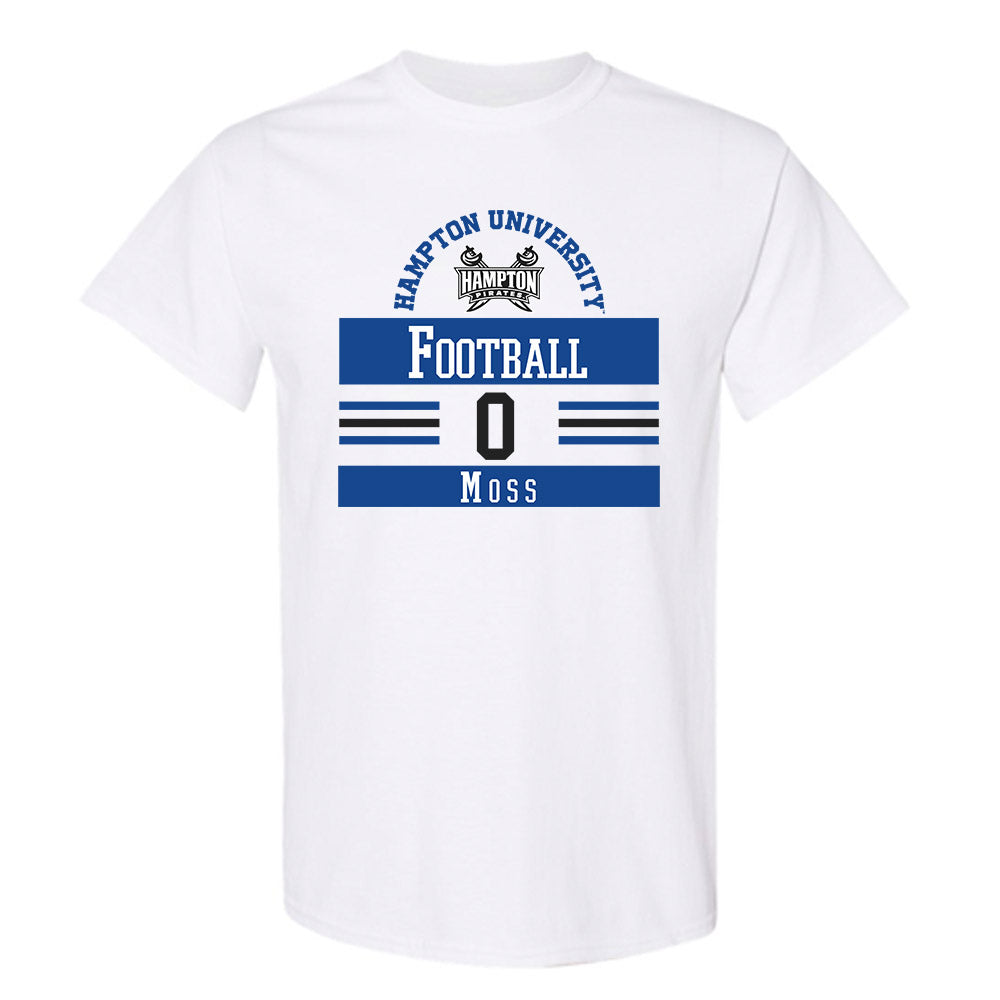 Hampton - NCAA Football : Maxwell Moss - Classic Fashion Shersey T-Shirt-0
