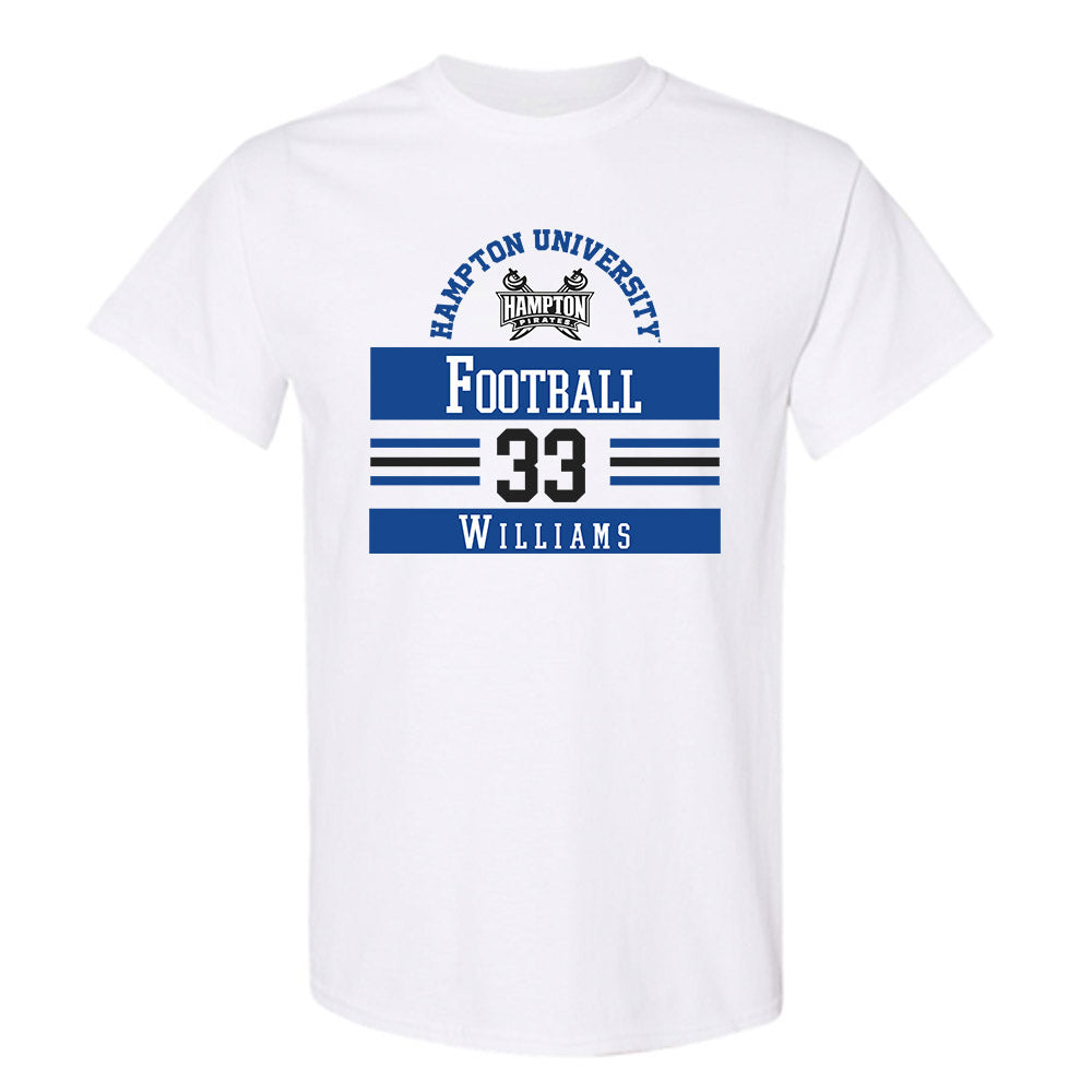Hampton - NCAA Football : Zane Williams - Classic Fashion Shersey T-Shirt-0
