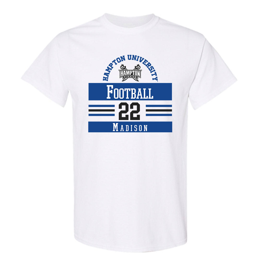 Hampton - NCAA Football : Mekhi Madison - Classic Fashion Shersey T-Shirt-0
