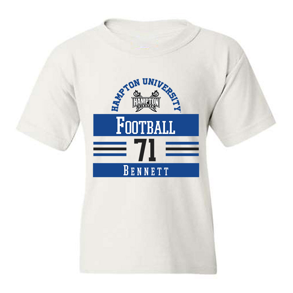 Hampton - NCAA Football : Gavin Bennett - Classic Fashion Shersey Youth T-Shirt-0
