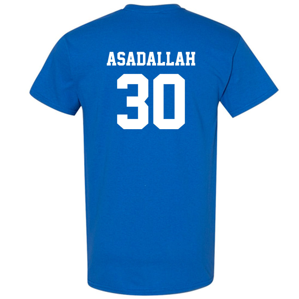 Hampton - NCAA Men's Basketball : Hamza Asadallah - Classic Shersey T-Shirt-3